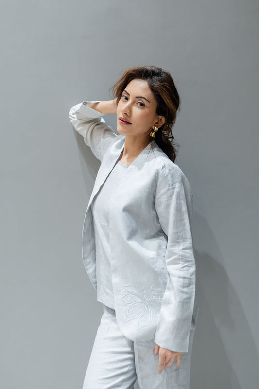 Boss Up Lotus Grey Blazer