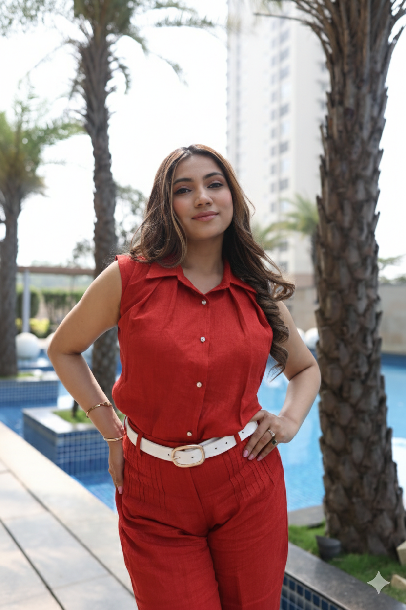 Power Linen Co-ord Set