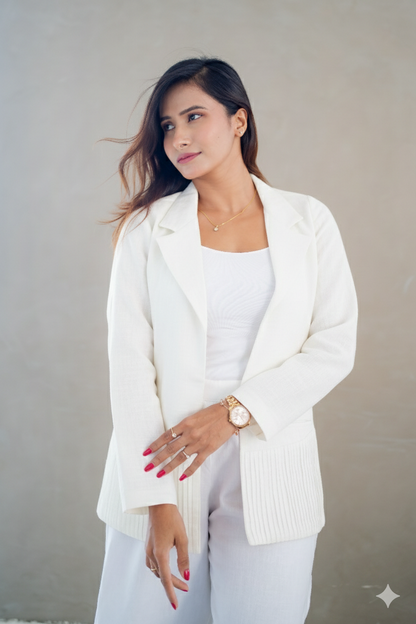 Boss Up Pleated Blazer