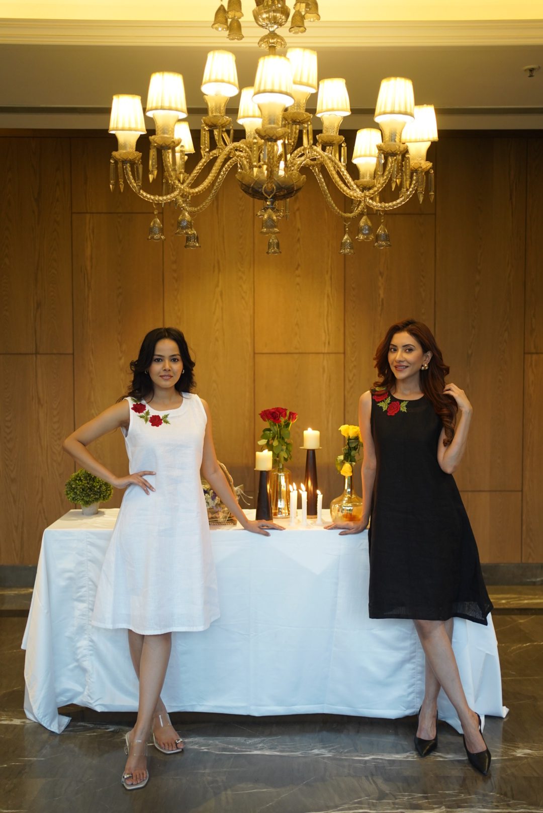 Victoria Linen Dress in premium white pure linen for women