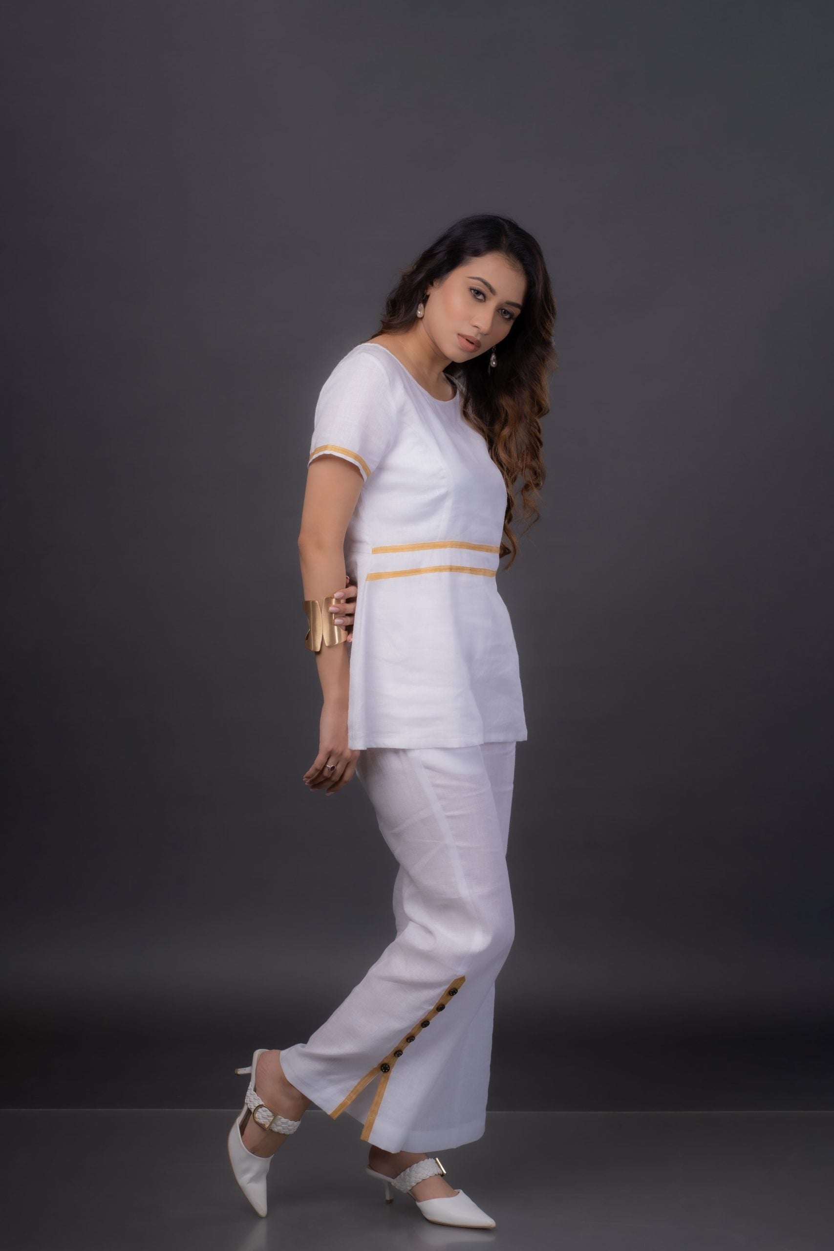 Golden Hour Glamour Co-ord Set for Women – Party & Formal Wear Outfit