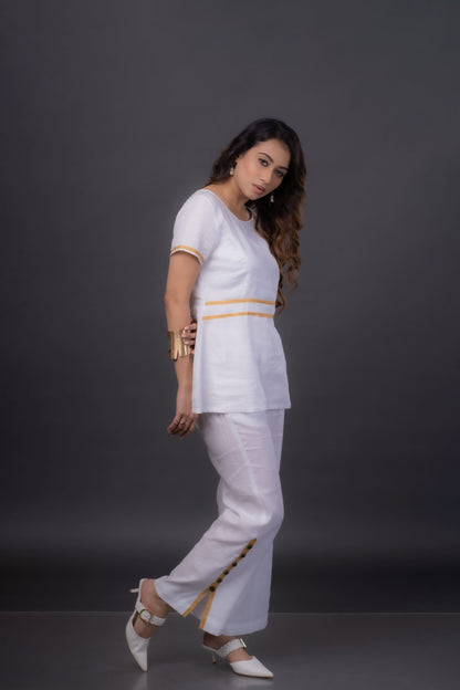 Golden Hour Glamour Co-ord Set for Women – Party & Formal Wear Outfit