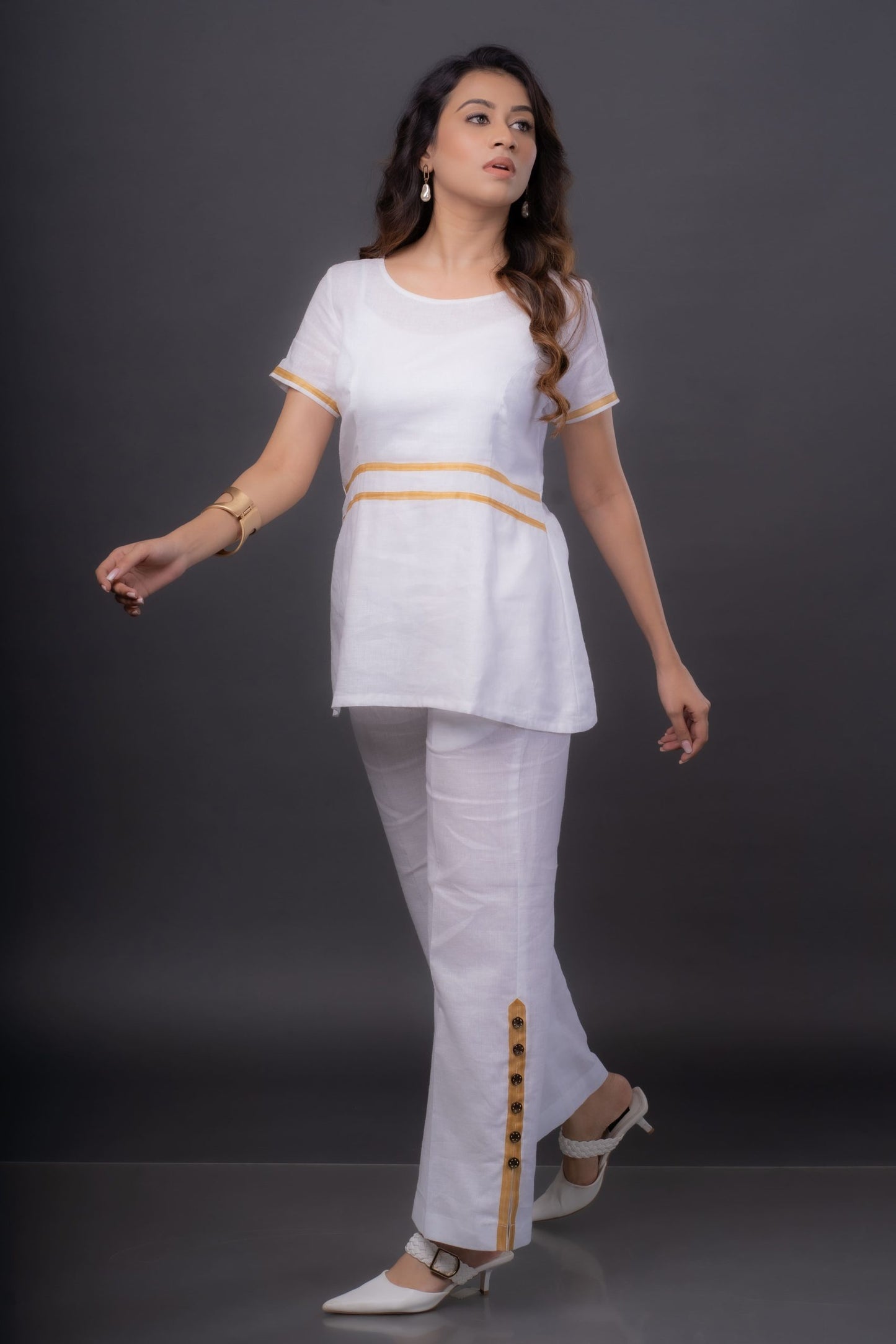 Golden Hour Glamour Co-ord Set for Women – Party & Formal Wear Outfit