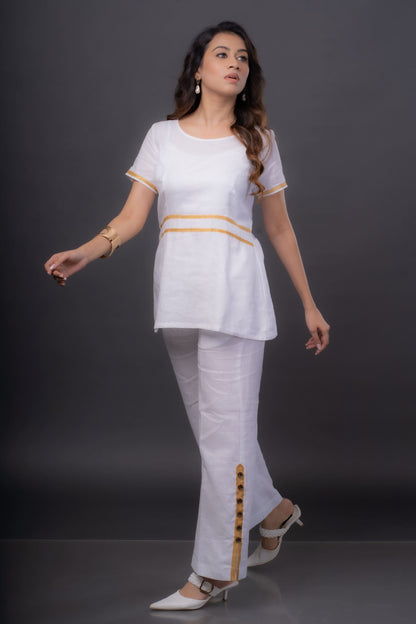 Golden Hour Glamour Co-ord Set for Women – Party & Formal Wear Outfit