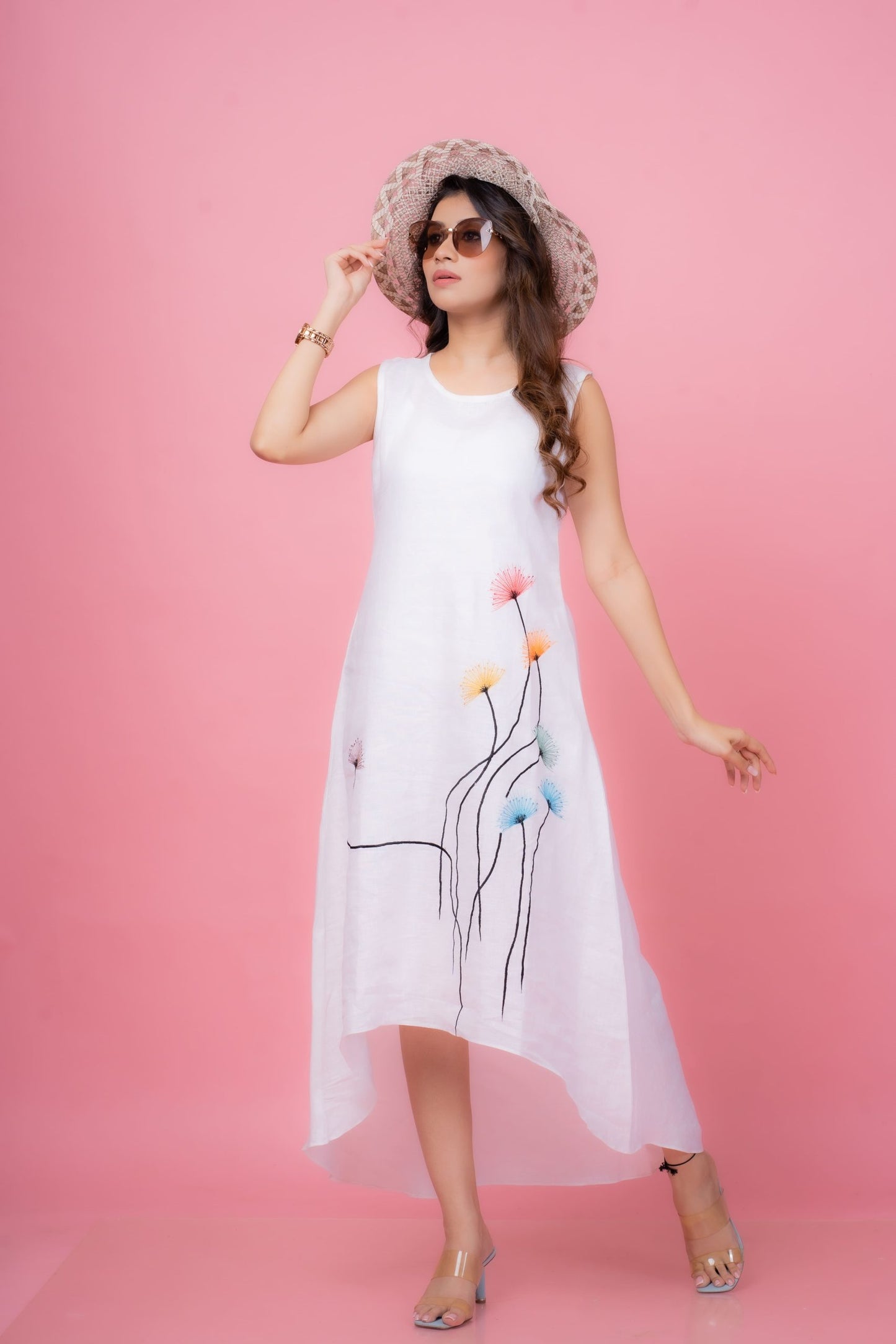 Flare and Bloom Statement Dress Top