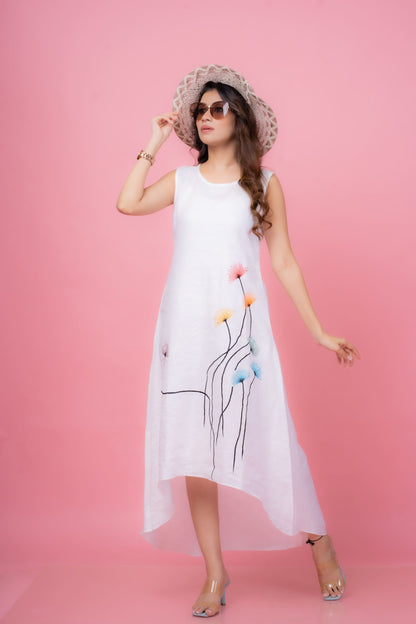 Flare and Bloom Statement Dress Top