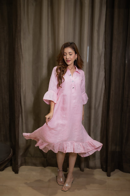 Twirl Linen One Piece
