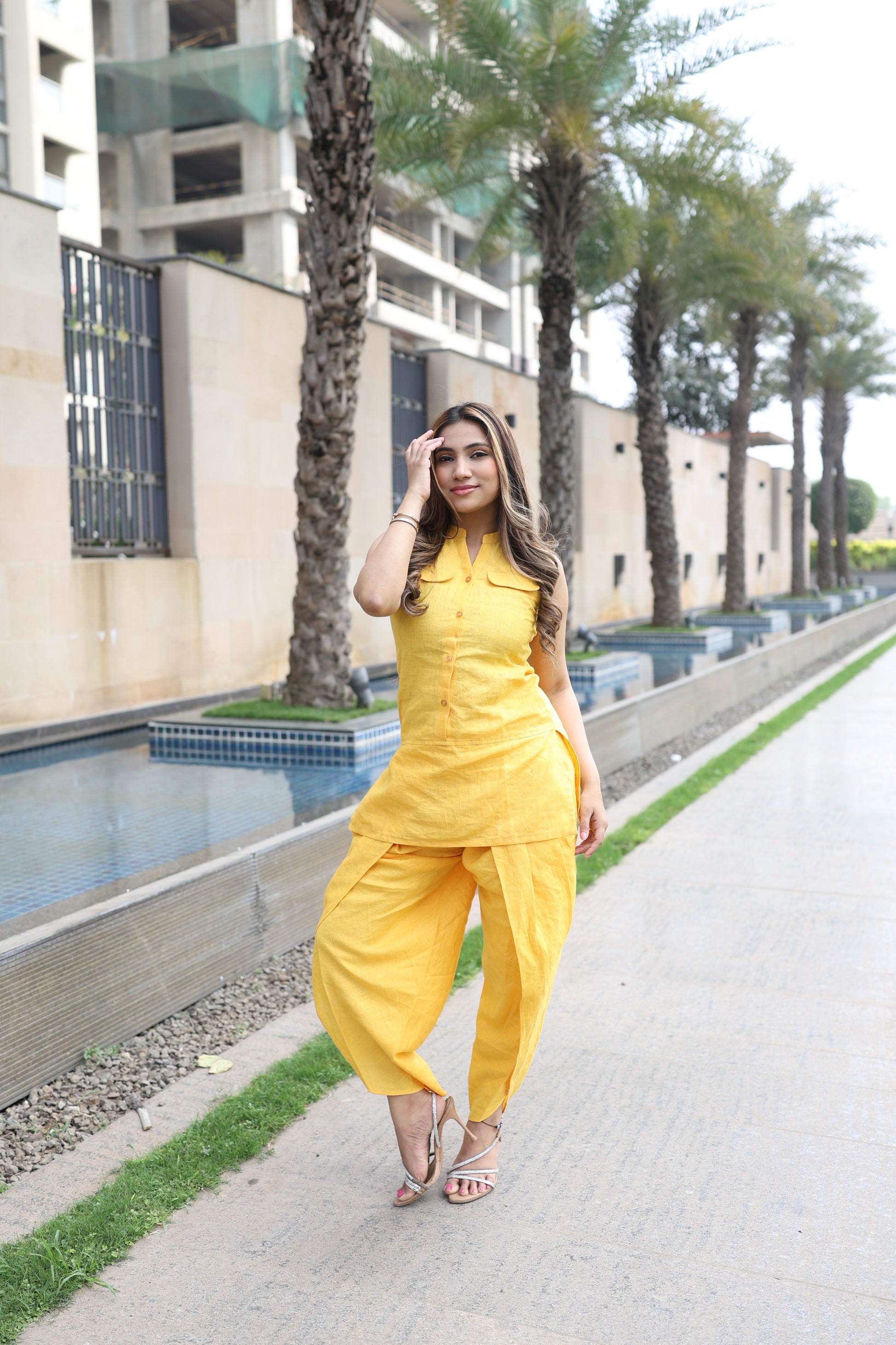 Desi dhoti kurta set for women