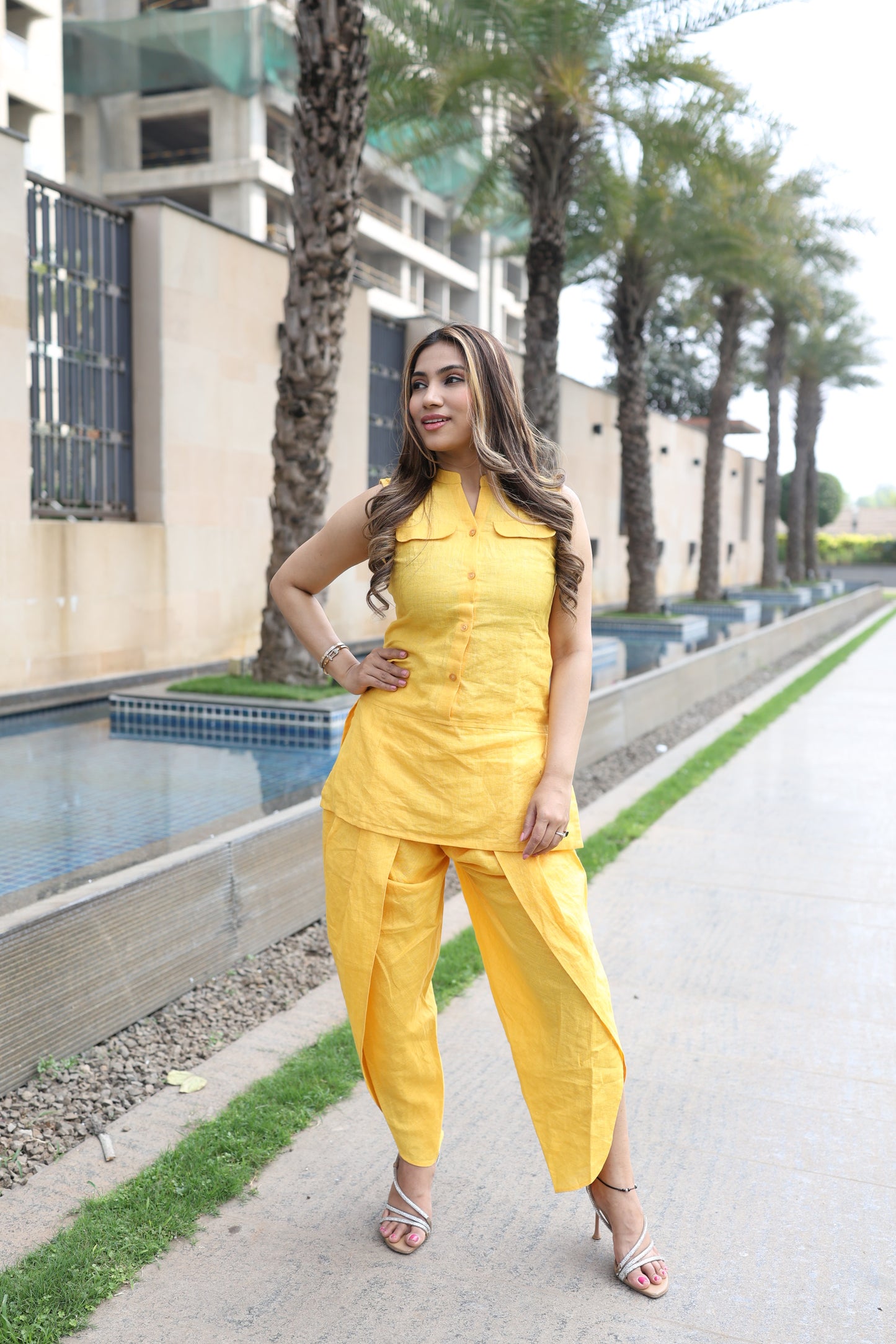 Desi dhoti kurta set for women