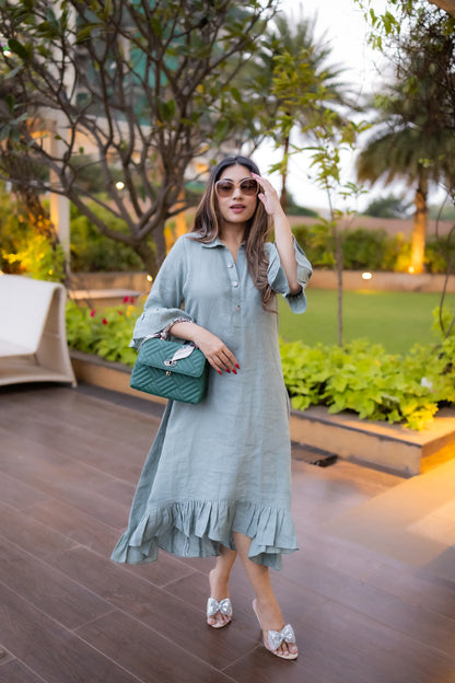 Twirl Linen One Piece