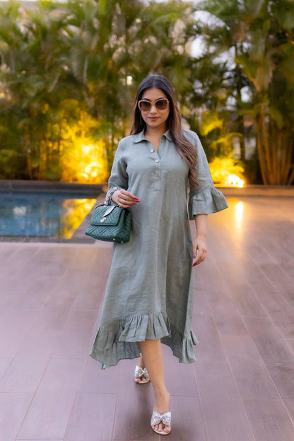 Twirl Linen One Piece