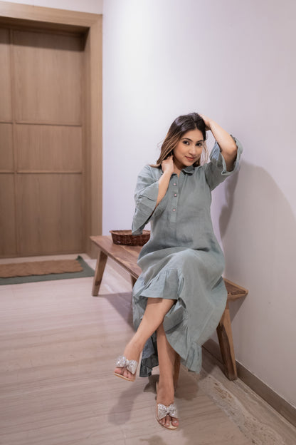 Twirl Linen One Piece