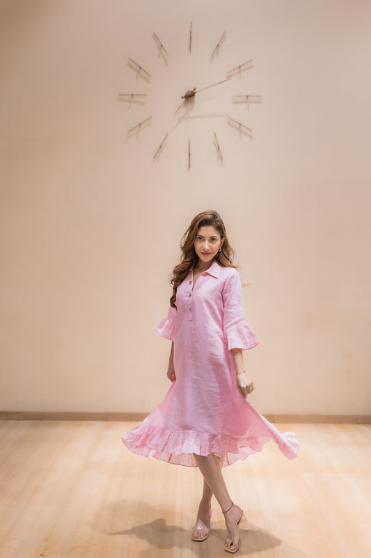 Twirl Linen One Piece
