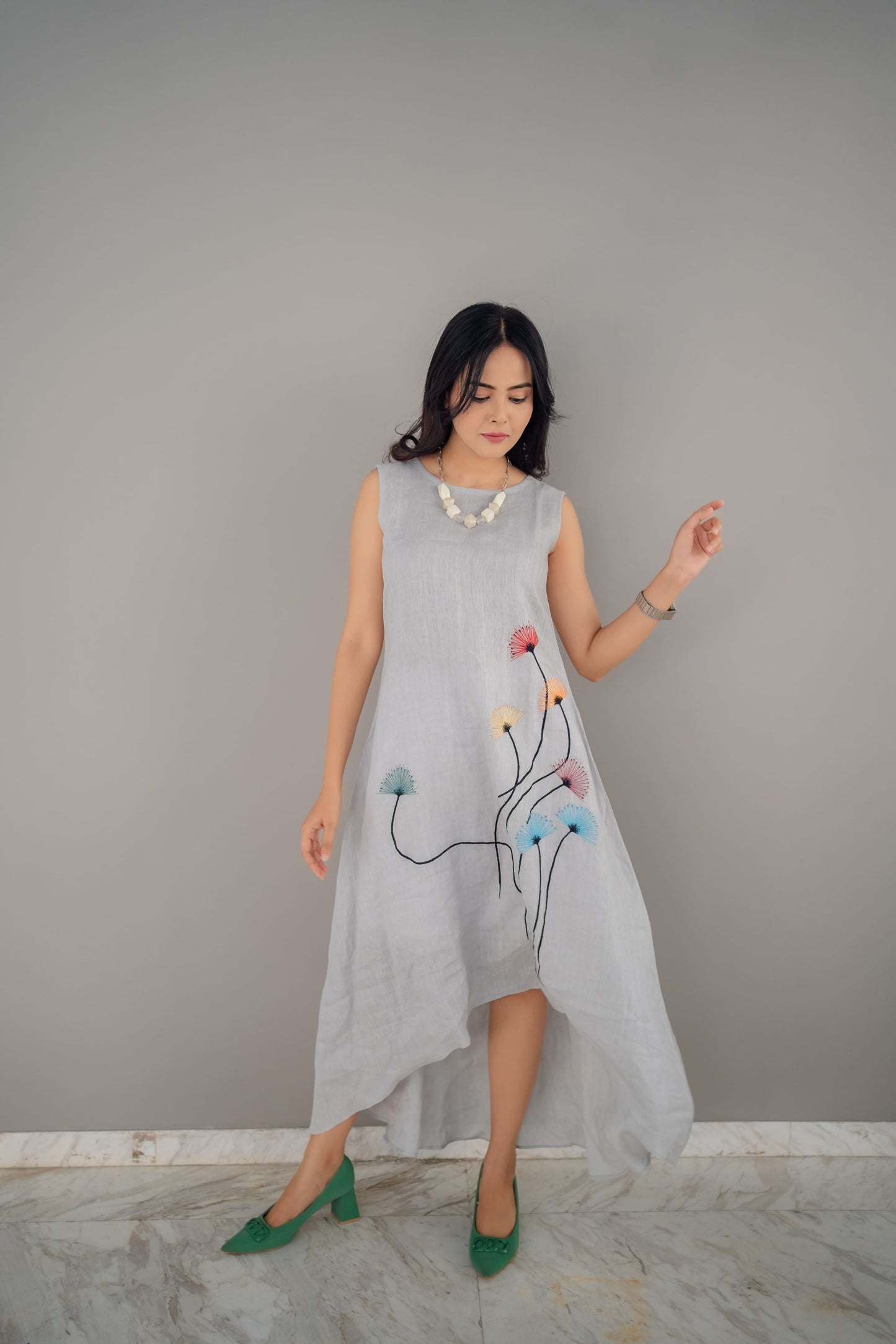 Flare and Bloom Statement Dress Top