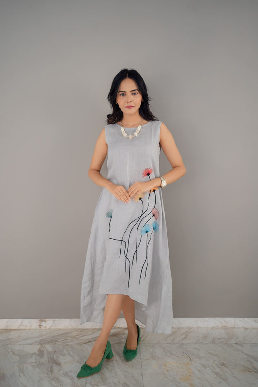 Flare and Bloom Statement Dress Top