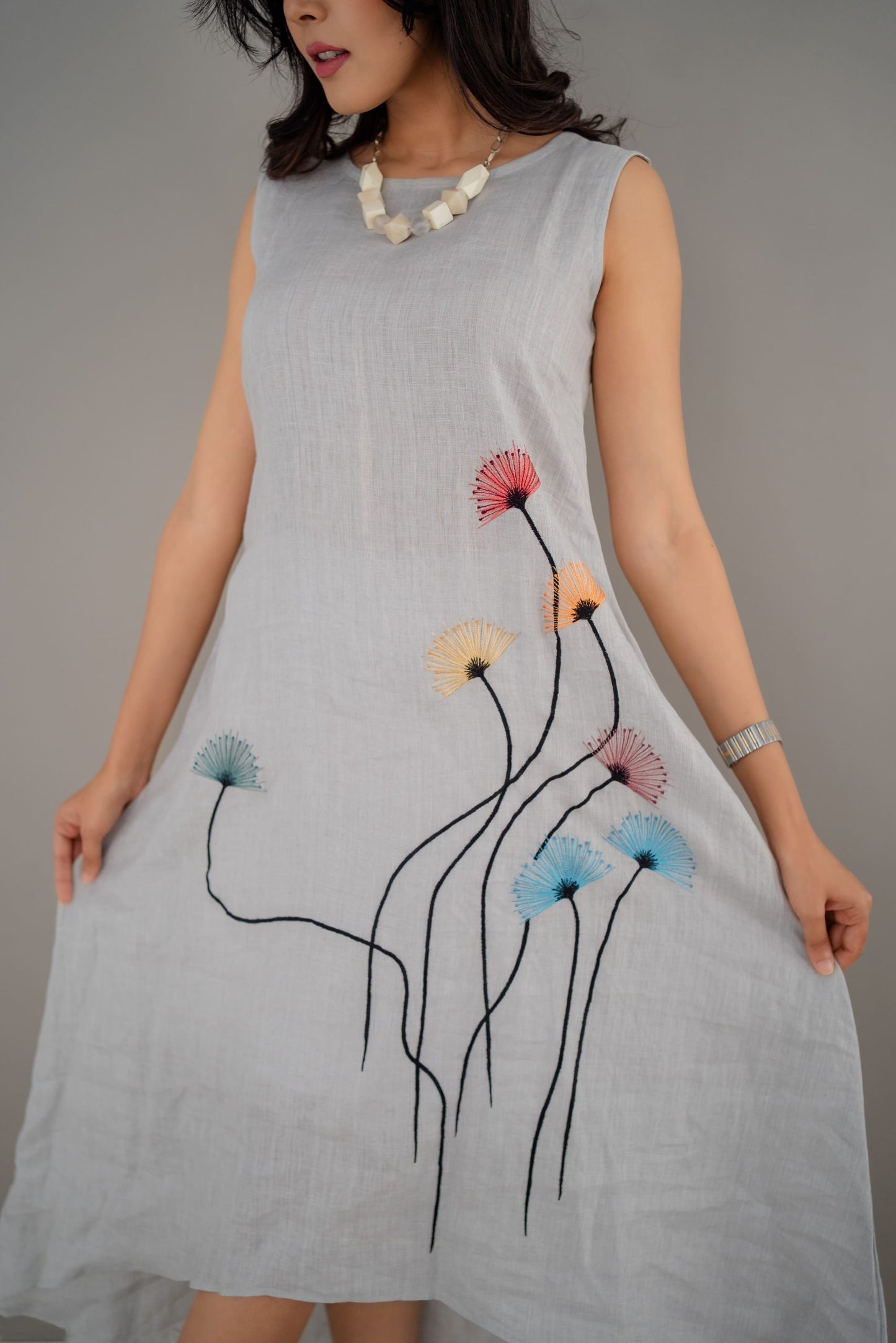 Flare and Bloom Statement Dress Top