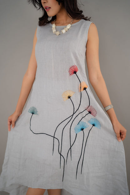 Flare and Bloom Statement Dress Top